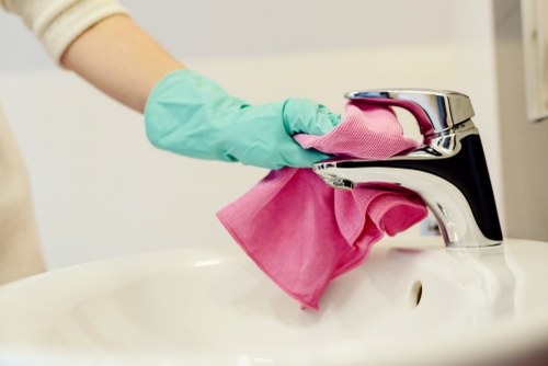 Cleaners Harringay sustainability and recycling operations