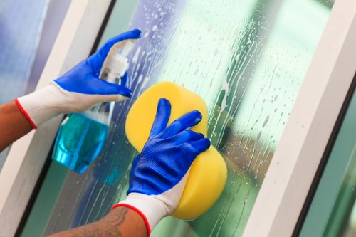 Professional house cleaning service for a Harringay home exterior and entrance